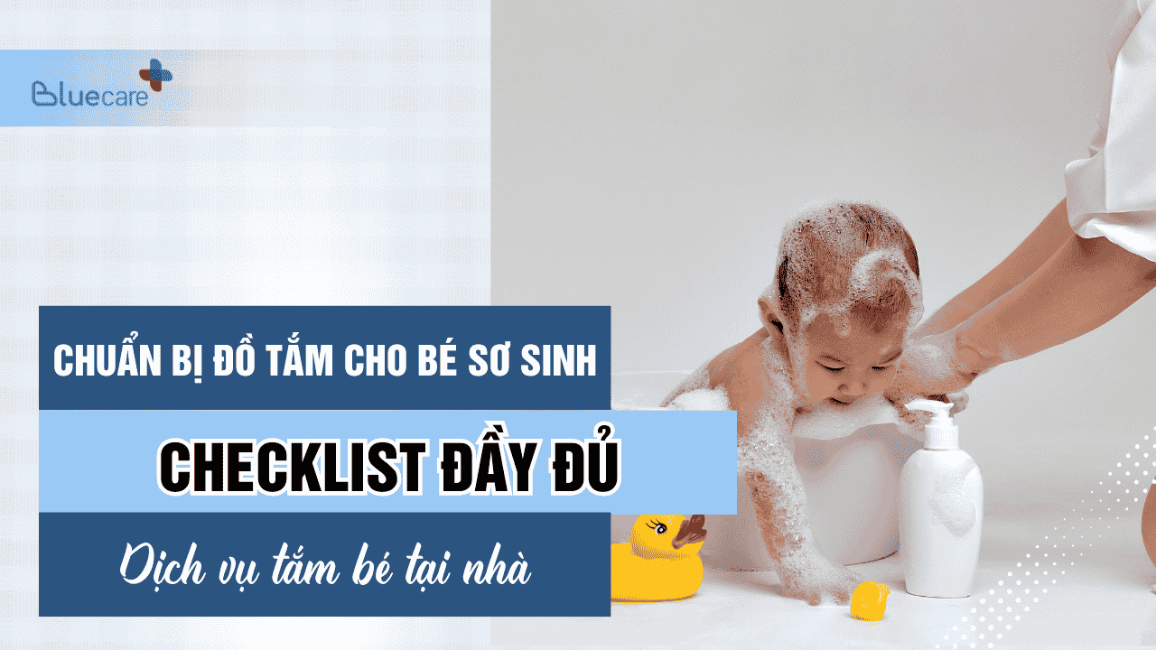 Checklist đồ tắm cho bé sơ sinh
