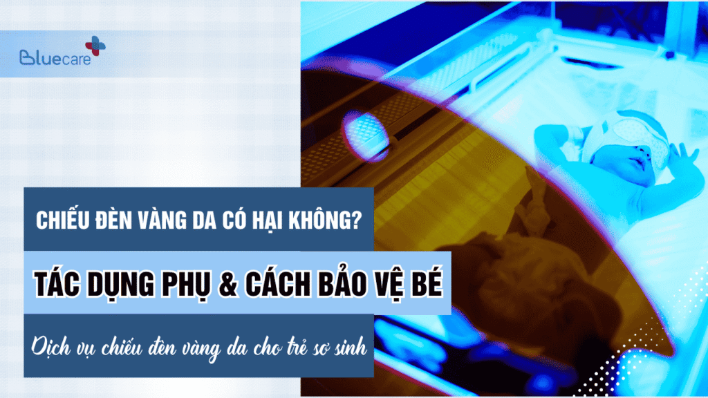 Chiếu đèn vàng da có hại không